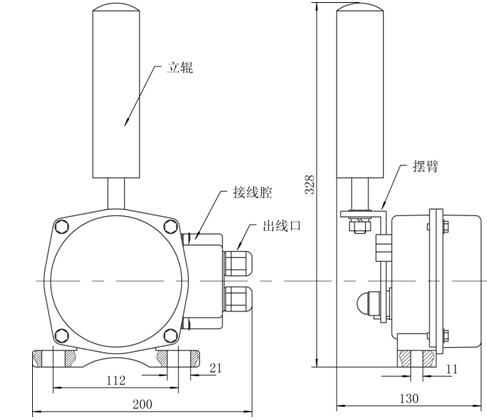 防跑偏开关